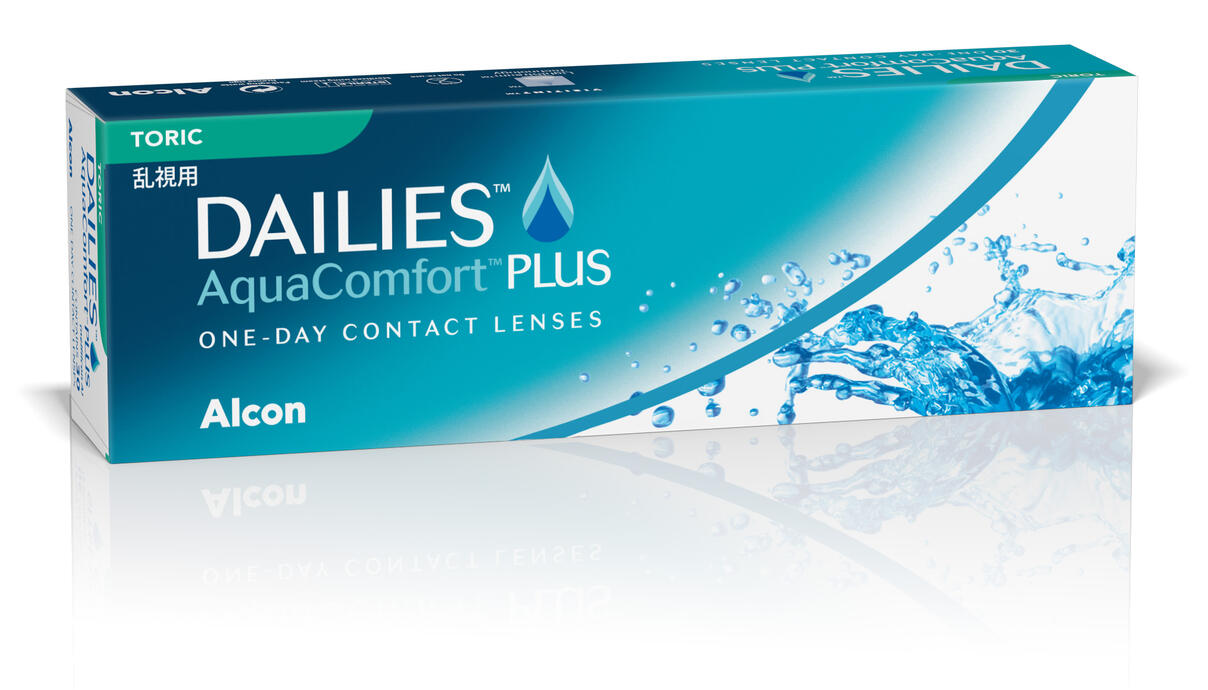 Dailies Aqua Comfort+ Toric daglenzen (30 stuks) 01